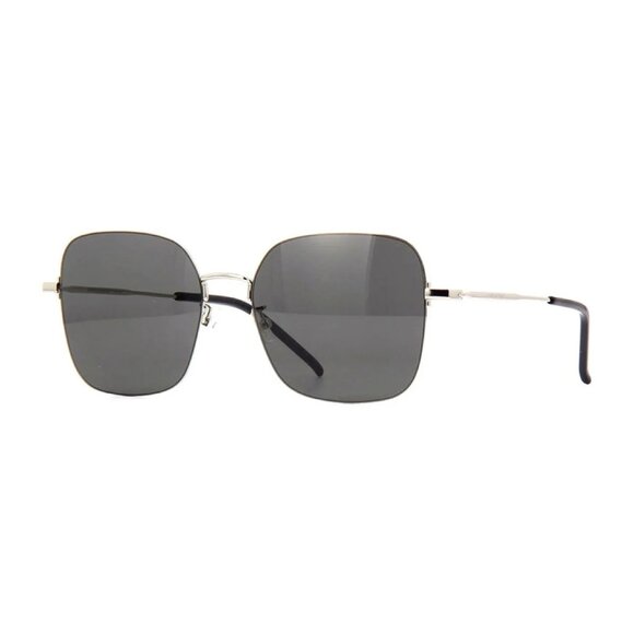 NEW SAINT LAURENT SUNGLASSES SL410 WIRE 004 SILVER WOMEN SL 410 WIRE 004